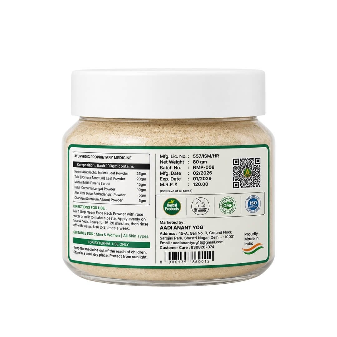 Neem Face Pack for Glowing Skin – 80gm - Image 2