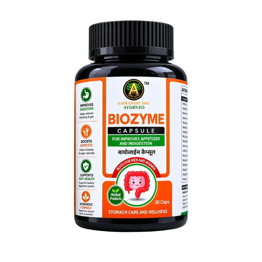 Biozyme Capsules – Herbal Digestive & Gut Wellness Support