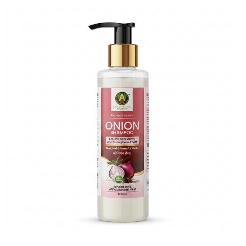 Onion Shampoo | Hair Fall Control & Hair Strengthening Shampoo | Repairs Dull & Damaged Hair | For Men & Women | 200ml