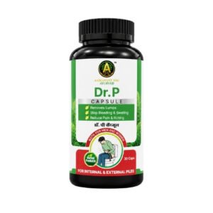 Dr. P Capsule | Ayurvedic Piles Care Capsules | Herbal Support for Hemorrhoid Wellness | 30 Capsules