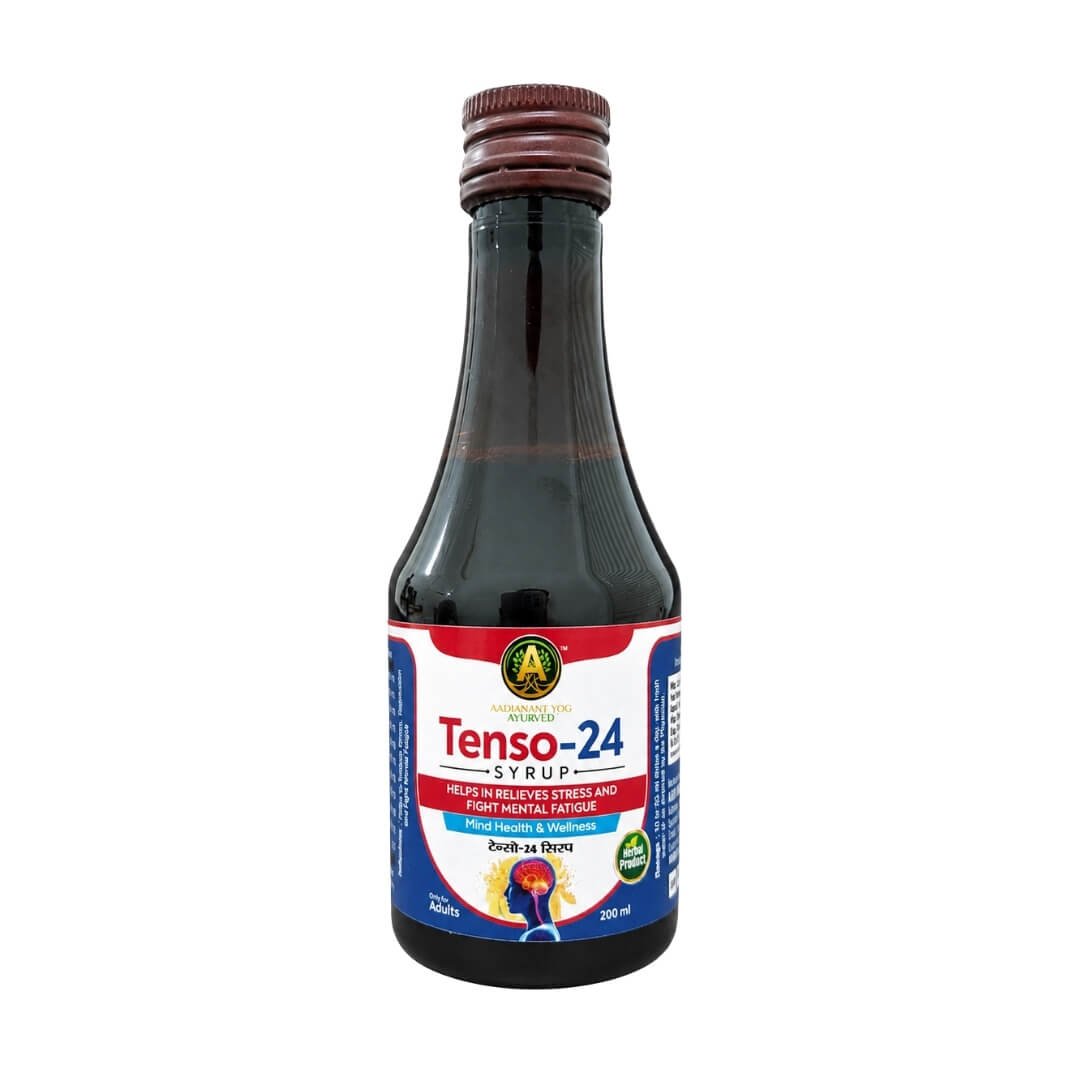 Tenso-24 Syrup – Ayurvedic Stress & Mental Wellness Syrup 200ml