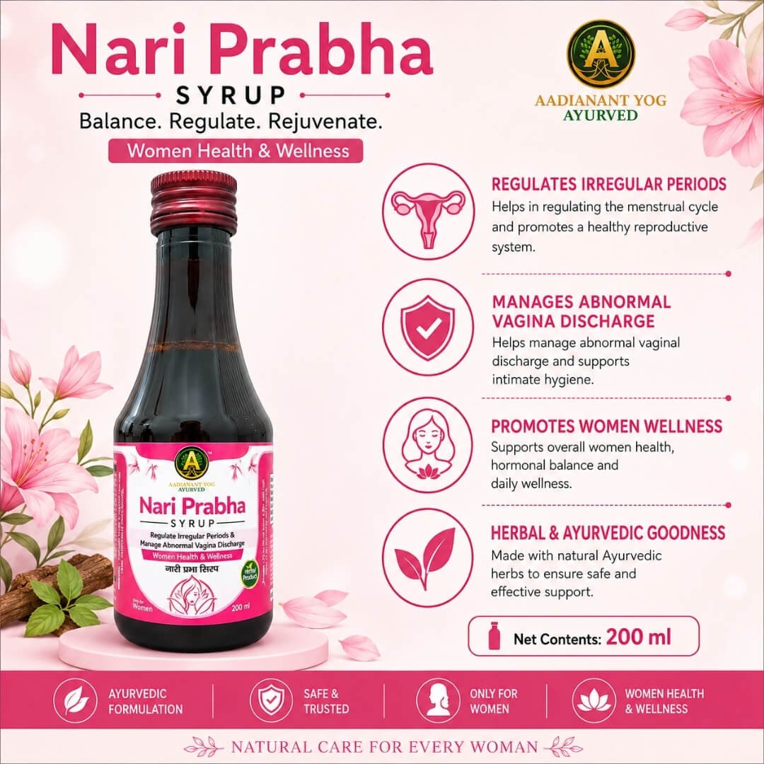 Nari Prabha Syrup – Ayurvedic Women’s Wellness Syrup 200ml - Image 3