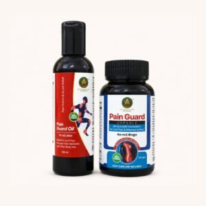 Pain Relief Combo | Pain Guard Capsule 30 Capsules + Pain Guard Oil 100ml | Ayurvedic Joint & Muscle Care Kit